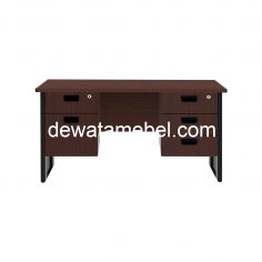 Meja Kantor Ukuran 160 - EXPO MP 160 + MP H02 +  MP H03 / Mahogany 